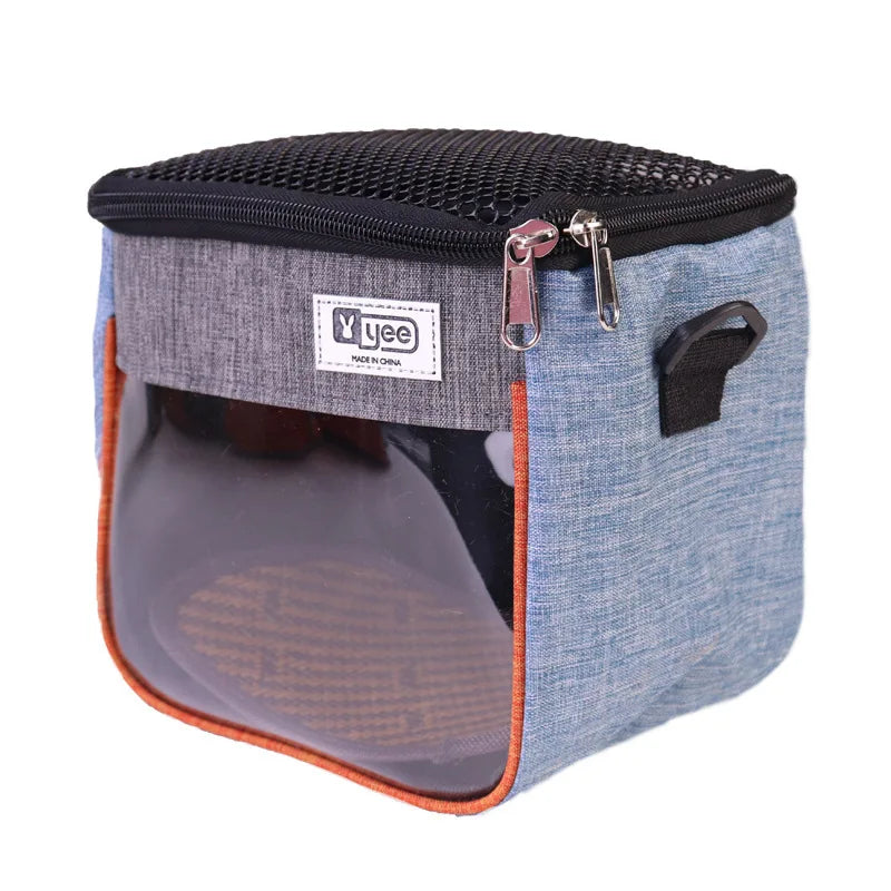 Portable Pet Outdoor Backpack - Breathable Carrier for Hamsters & Rabbits