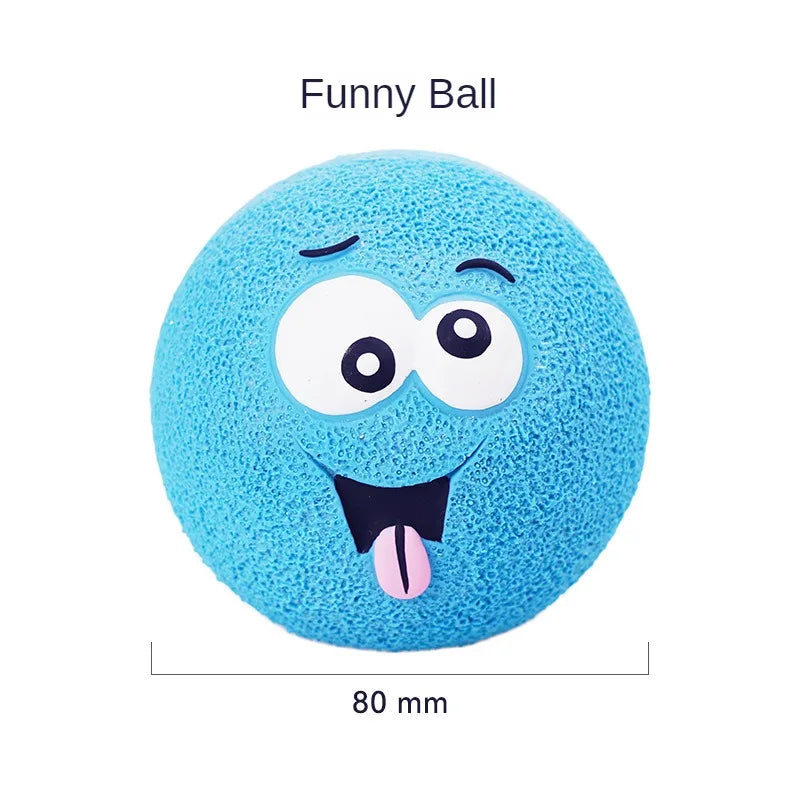 Funny Latex Dog Toy - Hot Dog Rugby Ball with Sound