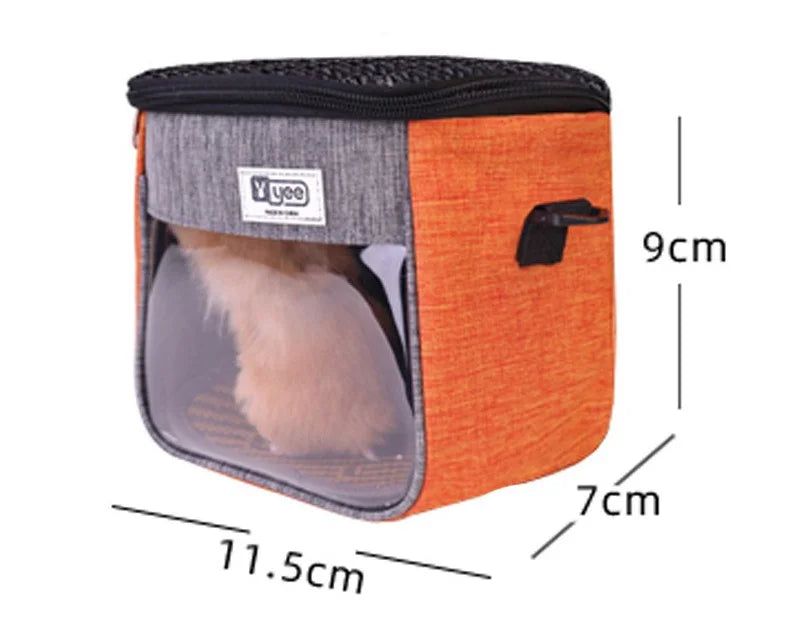 Portable Pet Outdoor Backpack - Breathable Carrier for Hamsters & Rabbits
