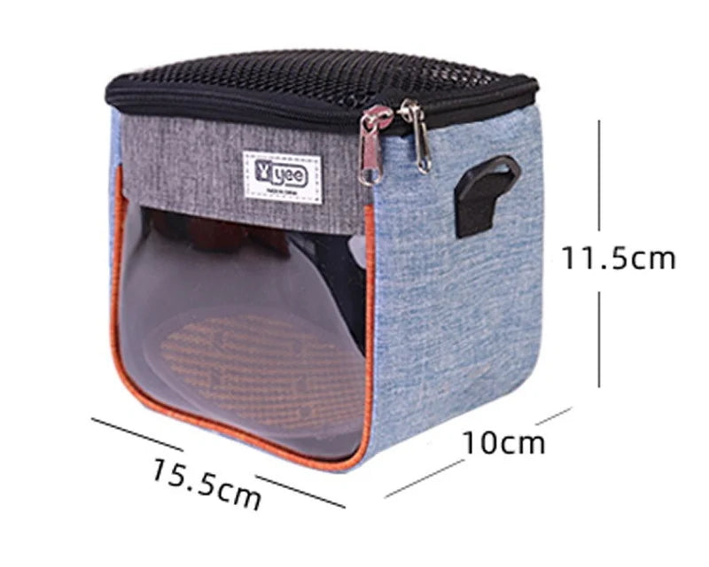 Portable Pet Outdoor Backpack - Breathable Carrier for Hamsters & Rabbits