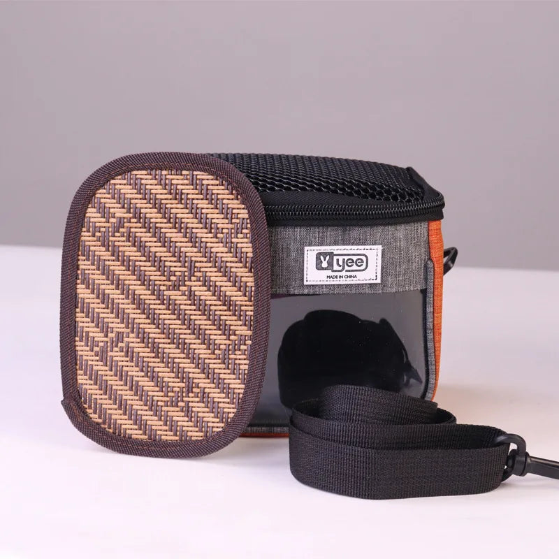 Portable Pet Outdoor Backpack - Breathable Carrier for Hamsters & Rabbits