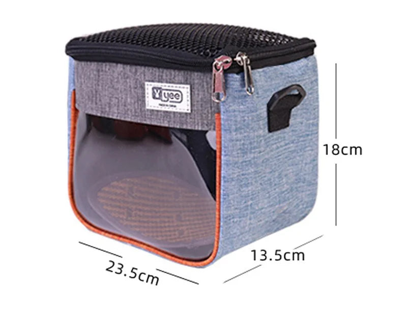 Portable Pet Outdoor Backpack - Breathable Carrier for Hamsters & Rabbits