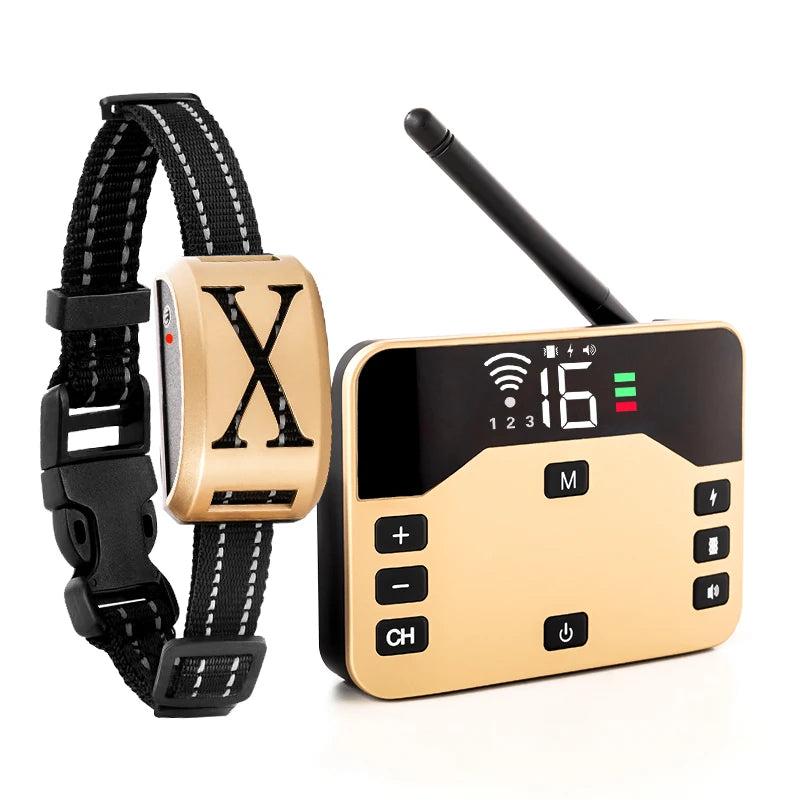 2-in-1 Wireless Dog Fence & Remote Training Collar - For All Size Puppies