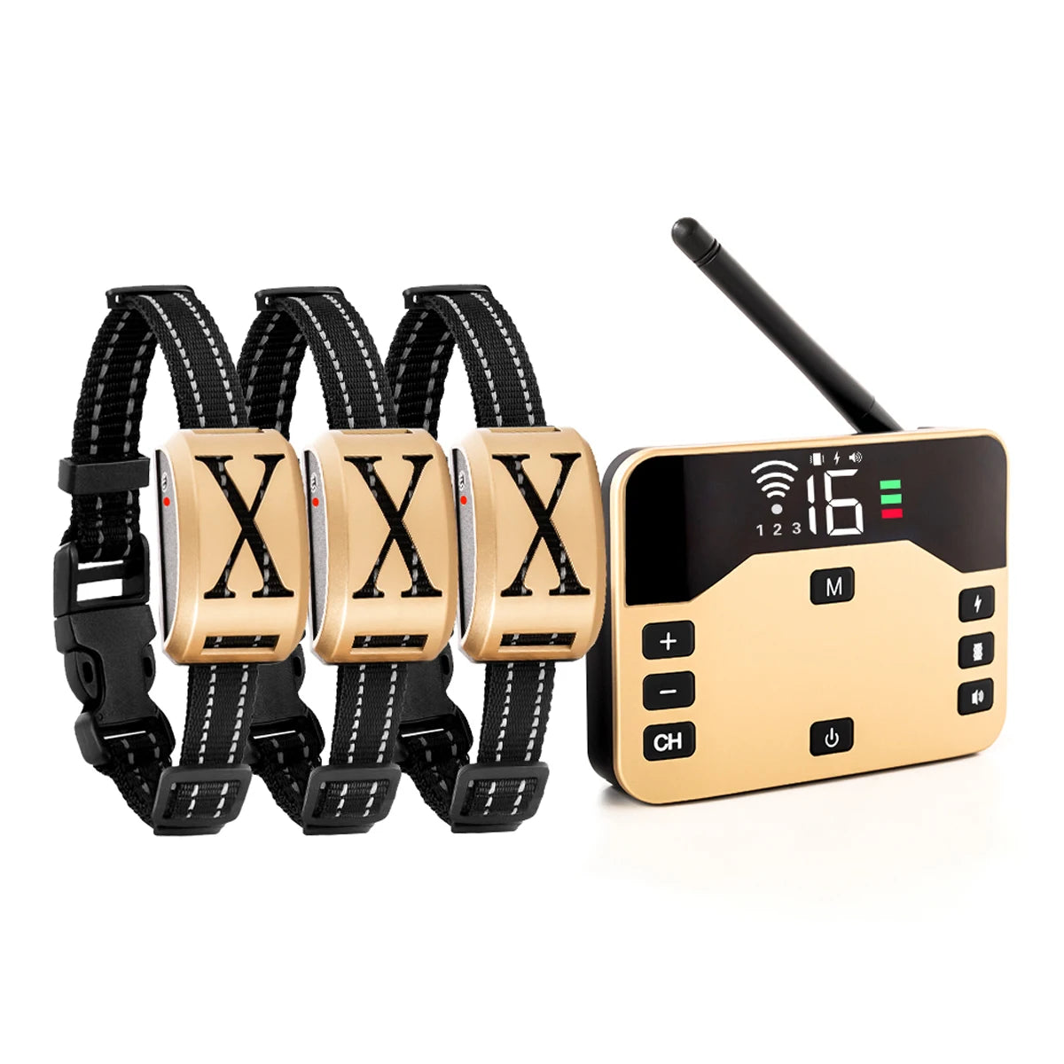 2-in-1 Wireless Dog Fence & Remote Training Collar - For All Size Puppies