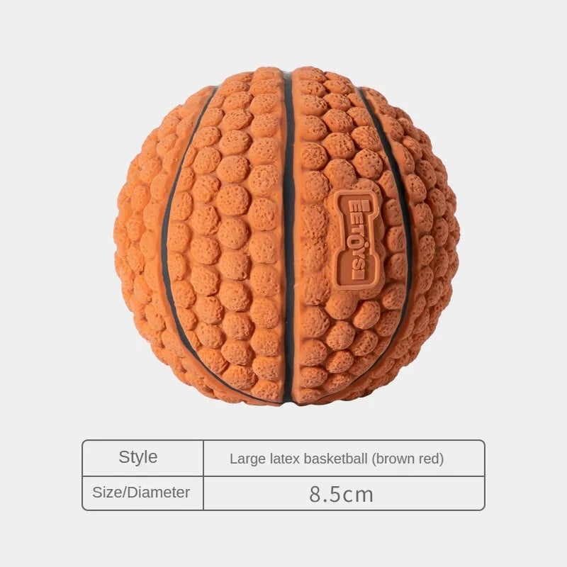 Funny Latex Dog Toy - Hot Dog Rugby Ball with Sound