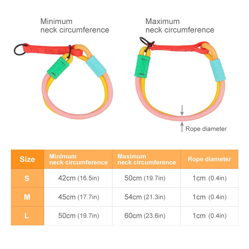 Colorful Dog Collar P-Chain Necklace - Puppy Pet Accessories