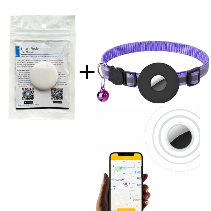 Smart Pet GPS Tracker - Bluetooth Anti-Lost Locator for Dogs & Cats