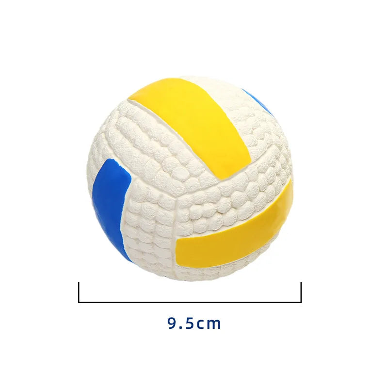 Funny Latex Dog Toy - Hot Dog Rugby Ball with Sound