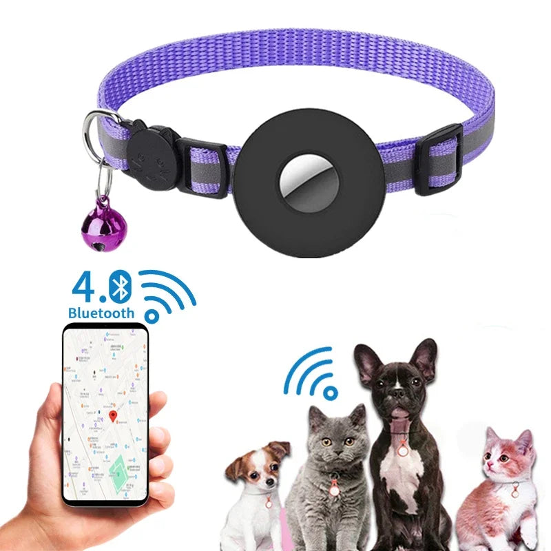 Smart Pet GPS Tracker - Bluetooth Anti-Lost Locator for Dogs & Cats