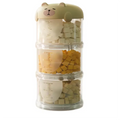 3-Layer Portable Dog Snack Storage Box - Moisture-Proof & Sealed