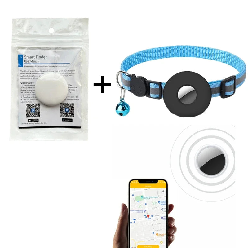 Smart Pet GPS Tracker - Bluetooth Anti-Lost Locator for Dogs & Cats