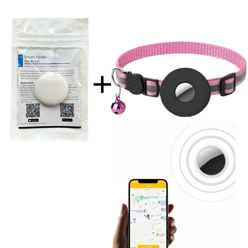 Smart Pet GPS Tracker - Bluetooth Anti-Lost Locator for Dogs & Cats