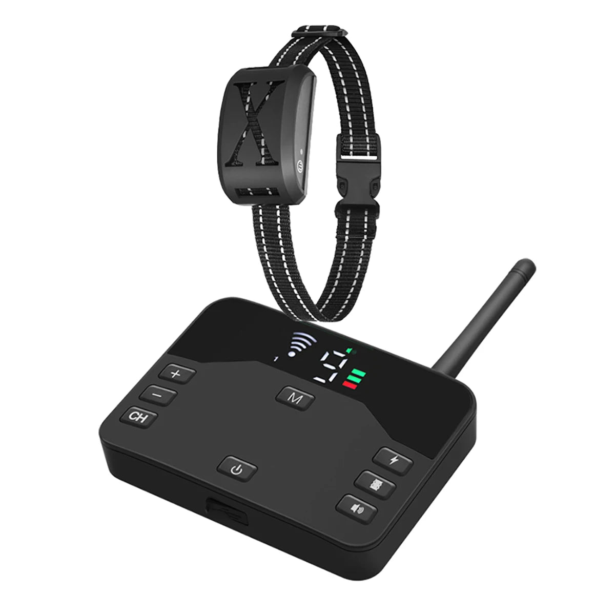 2-in-1 Wireless Dog Fence & Remote Training Collar - For All Size Puppies