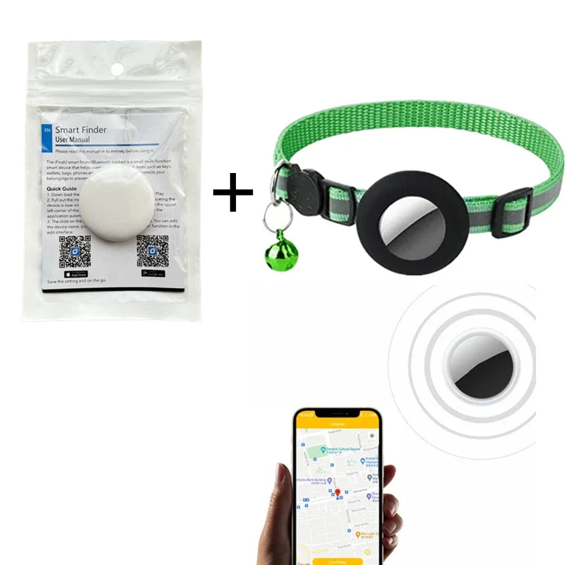 Smart Pet GPS Tracker - Bluetooth Anti-Lost Locator for Dogs & Cats