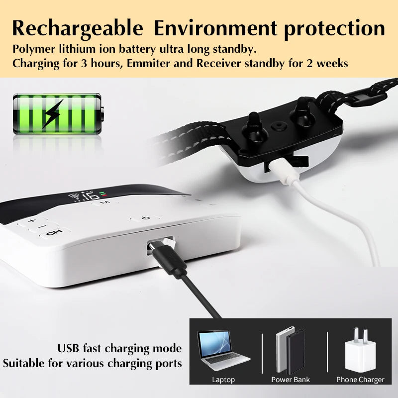 2-in-1 Wireless Dog Fence & Remote Training Collar - For All Size Puppies