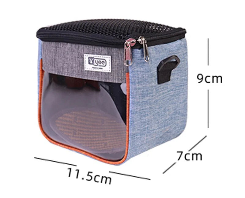 Portable Pet Outdoor Backpack - Breathable Carrier for Hamsters & Rabbits