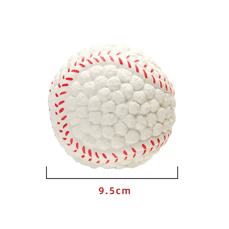 Funny Latex Dog Toy - Hot Dog Rugby Ball with Sound