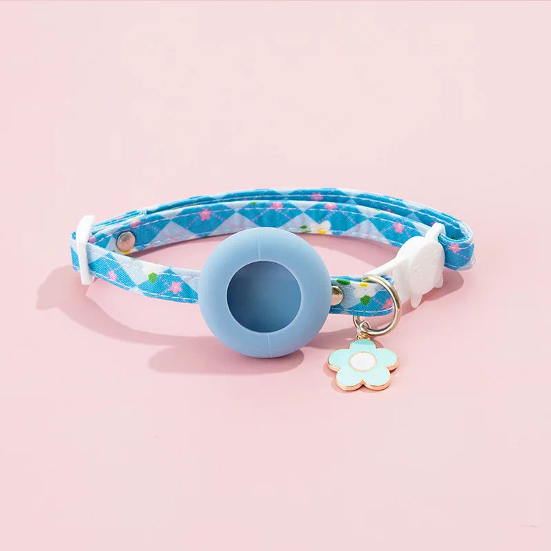 AirTag Pet Collar with Protective Case - Anti-Lost GPS Tracker for Dogs & Cats